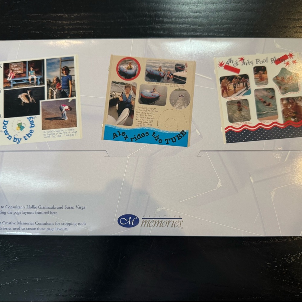 Creative Memories Titletopia Oval & Swirls Letters & Sticker Aligners Scrapbook - Picture 5 of 5